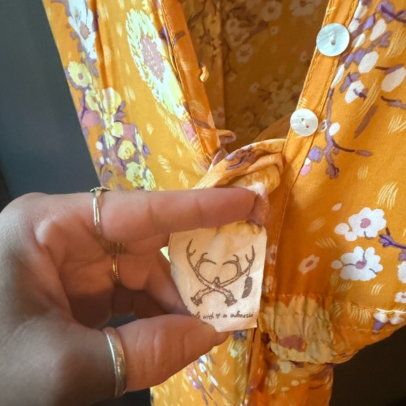 🔮 Spell // Yellow Sundancer Romper - Picture 5 of 6